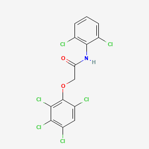 N-(2,6-dichlorophenyl)-2-(2,3,4,6-tetrachlorophenoxy)acetamide