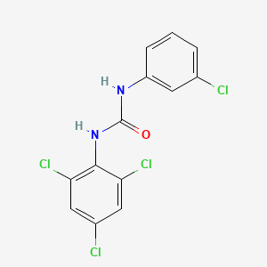 1-(3-Chlorophenyl)-3-(2,4,6-trichlorophenyl)urea