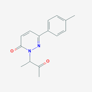 2-(1-methyl-2-oxopropyl)-6-(4-methylphenyl)-3(2H)-pyridazinone