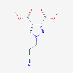 Dimethyl 1-(2-cyanoethyl)-1H-pyrazole-3,4-dicarboxylate