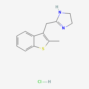 molecular formula C13H15ClN2S B1194635 盐酸美托唑啉 CAS No. 5090-37-9