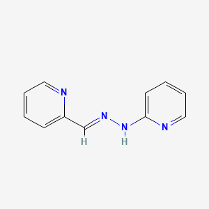 molecular formula C11H10N4 B1194643 Picolinaldehyde, 2-pyridylhydrazone CAS No. 2215-33-0