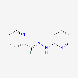 molecular formula C11H10N4 B1194643 Pyridine-2-carbaldehyde-2-pyridylhydrazone CAS No. 2215-33-0