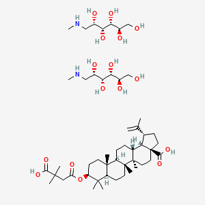 molecular formula C50H90N2O16 B1194648 Bevirimat dimeglumine CAS No. 823821-85-8