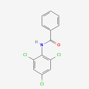 molecular formula C13H8Cl3NO B11946530 2',4',6'-Trichlorobenzanilide CAS No. 57105-71-2