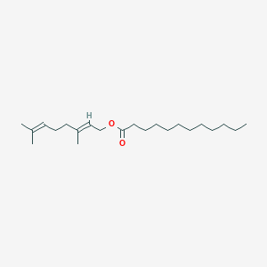 molecular formula C22H40O2 B11946683 Geranyl laurate 