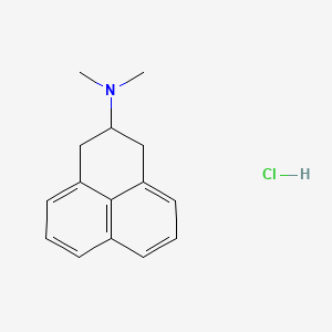 molecular formula C15H18ClN B1194670 N,N-Dimethyl-2,3-dihydrophenalen-2-amine hydrochloride CAS No. 32828-84-5