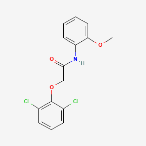 molecular formula C15H13Cl2NO3 B11946737 2-(2,6-dichlorophenoxy)-N-(2-methoxyphenyl)acetamide CAS No. 853315-58-9