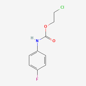 molecular formula C9H9ClFNO2 B11946771 2-chloroethyl N-(4-fluorophenyl)carbamate CAS No. 370-95-6