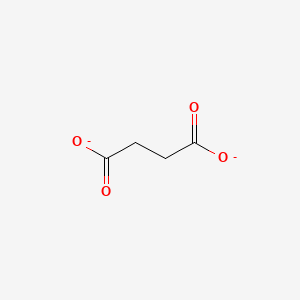 molecular formula C4H4O4-2 B1194679 琥珀酸 CAS No. 56-14-4