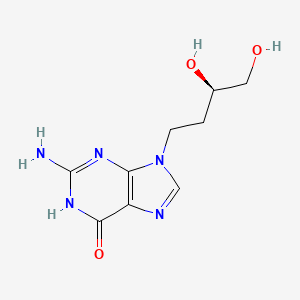 molecular formula C9H13N5O3 B1194680 Buciclovir CAS No. 86304-28-1
