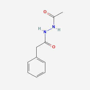 molecular formula C10H12N2O2 B11946815 N'-acetyl-2-phenylacetohydrazide 