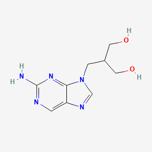 molecular formula C9H13N5O2 B1194682 Detiviciclovir CAS No. 220984-26-9