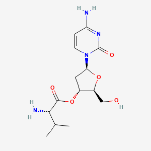 molecular formula C14H22N4O5 B1194686 Valtorcitabine CAS No. 380886-95-3