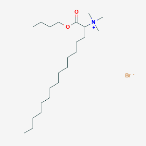 molecular formula C23H48BrNO2 B11946885 1-Butoxy-N,N,N-trimethyl-1-oxo-2-hexadecanaminium bromide CAS No. 10566-99-1