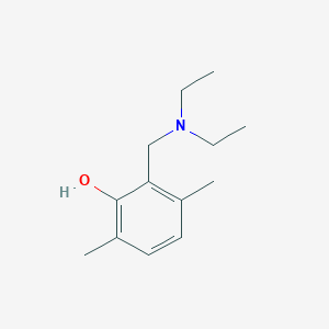 molecular formula C13H21NO B11946929 2-[(Diethylamino)methyl]-3,6-dimethylphenol CAS No. 6630-03-1