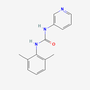 molecular formula C14H15N3O B11947233 N-(2,6-dimethylphenyl)-N'-(3-pyridinyl)urea CAS No. 97627-19-5