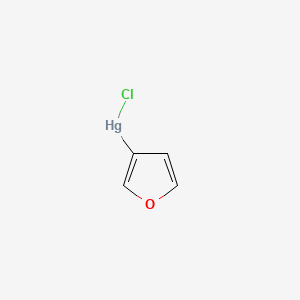 Mercury, chloro-3-furanyl-