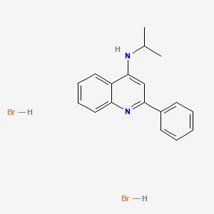 N-Isopropyl-2-phenyl-4-quinolinamine dihydrobromide