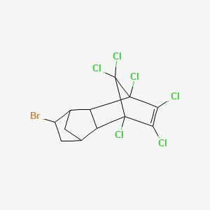 9-bromo-3,4,5,6,12,12-hexachlorotetracyclo[6.2.1.13,6.02,7]dodec-4-ene