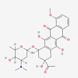 molecular formula C29H33NO10 B1194767 N,N-Dimethyldaunomycin 