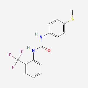 1-[4-(Methylsulfanyl)phenyl]-3-[2-(trifluoromethyl)phenyl]urea