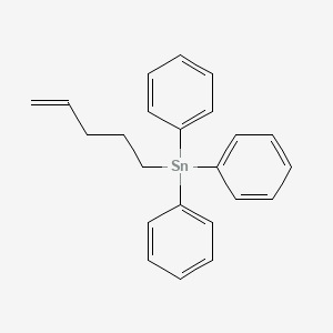 4-Pentenyl(triphenyl)stannane