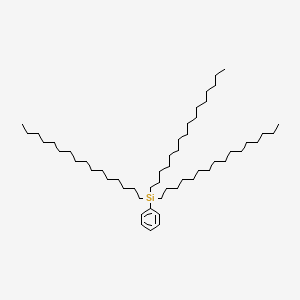 molecular formula C54H104Si B11947710 Trihexadecyl(phenyl)silane CAS No. 18822-36-1