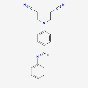 N,N-Bis(2-cyanoethyl)-alpha-phenylimino-P-toluidine