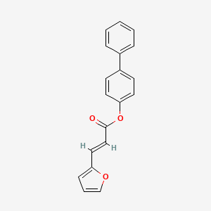 [1,1'-Biphenyl]-4-yl 3-(furan-2-yl)acrylate