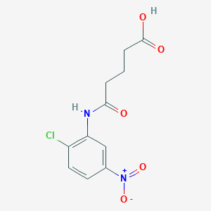 5-(2-Chloro-5-nitroanilino)-5-oxopentanoic acid