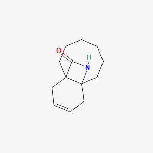 molecular formula C13H19NO B11947786 4a,10a-(Iminomethano)benzocycloocten-11-one, 1,4,5,6,7,8,9,10-octahydro- CAS No. 30483-14-8