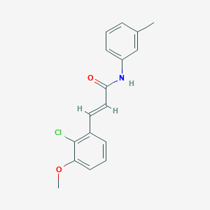 3-(2-Chloro-3-methoxyphenyl)-N-(3-methylphenyl)-2-propenamide