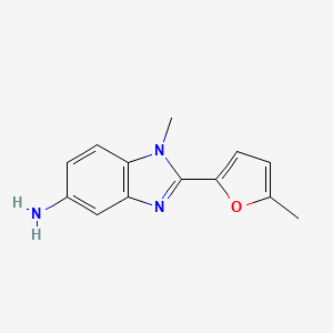 1-Methyl-2-(5-methylfuran-2-yl)-1H-benzo[d]imidazol-5-amine