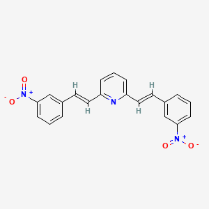 2,6-bis[(E)-2-(3-nitrophenyl)ethenyl]pyridine