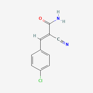 molecular formula C10H7ClN2O B11948004 (2E)-3-(4-chlorophenyl)-2-cyanoprop-2-enamide CAS No. 49678-55-9