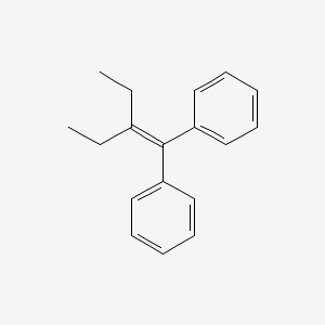 Benzene, 1,1'-(2-ethyl-1-butenylidene)bis-