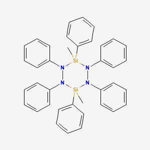 3,6-Dimethyl-1,2,3,4,5,6-hexaphenyl-1,2,4,5-tetraaza-3,6-disilacyclohexane