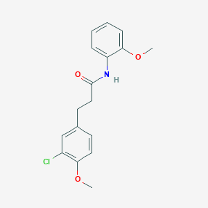 3-(3-chloro-4-methoxyphenyl)-N-(2-methoxyphenyl)propanamide