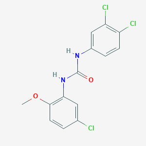 N-(5-Chloro-2-methoxyphenyl)-N'-(3,4-dichlorophenyl)urea