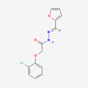 2-(2-Chlorophenoxy)-N'-(furan-2-ylmethylene)acetohydrazide