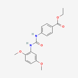 Ethyl 4-{[(2,5-dimethoxyphenyl)carbamoyl]amino}benzoate