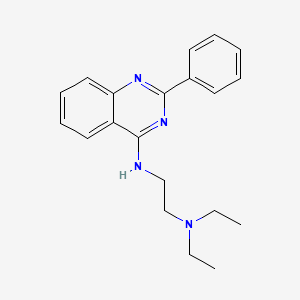 N1,N1-Diethyl-N2-(2-phenylquinazolin-4-yl)ethane-1,2-diamine