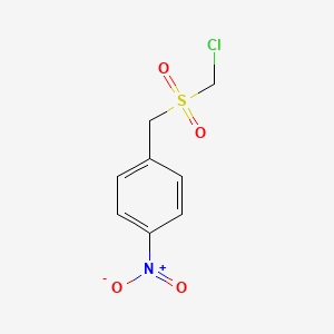 1-[[(Chloromethyl)sulfonyl]methyl]-4-nitrobenzene