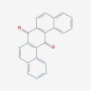 molecular formula C22H12O2 B11948534 Dibenz[a,j]anthracene-7,14-dione 