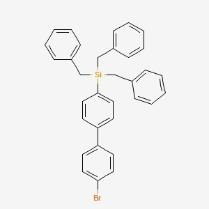 Tribenzyl(4'-bromo-[1,1'-biphenyl]-4-yl)silane