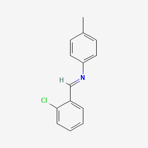 (E)-1-(2-Chlorophenyl)-N-(4-methylphenyl)methanimine