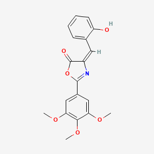 4-(2-Hydroxybenzylidene)-2-(3,4,5-trimethoxyphenyl)-2-oxazolin-5-one