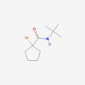 1-Bromo-N-tert-butyl-1-cyclopentanecarboxamide