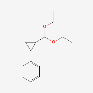 2-Phenyl-1-cyclopropanecarboxaldehyde diethyl acetal